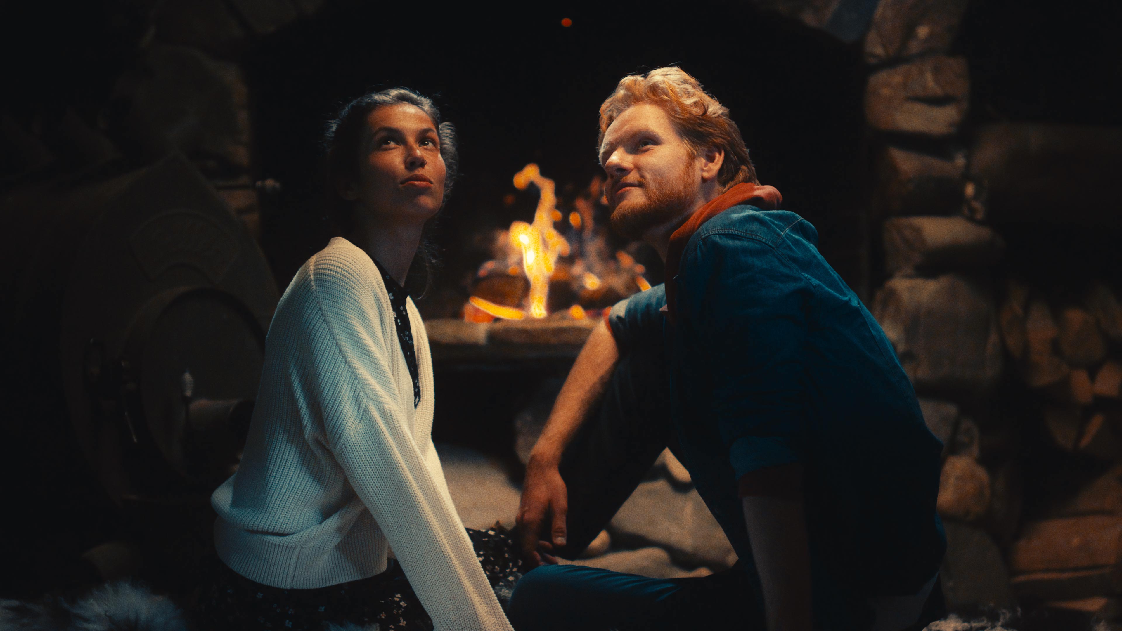 Mojave desert in the dark